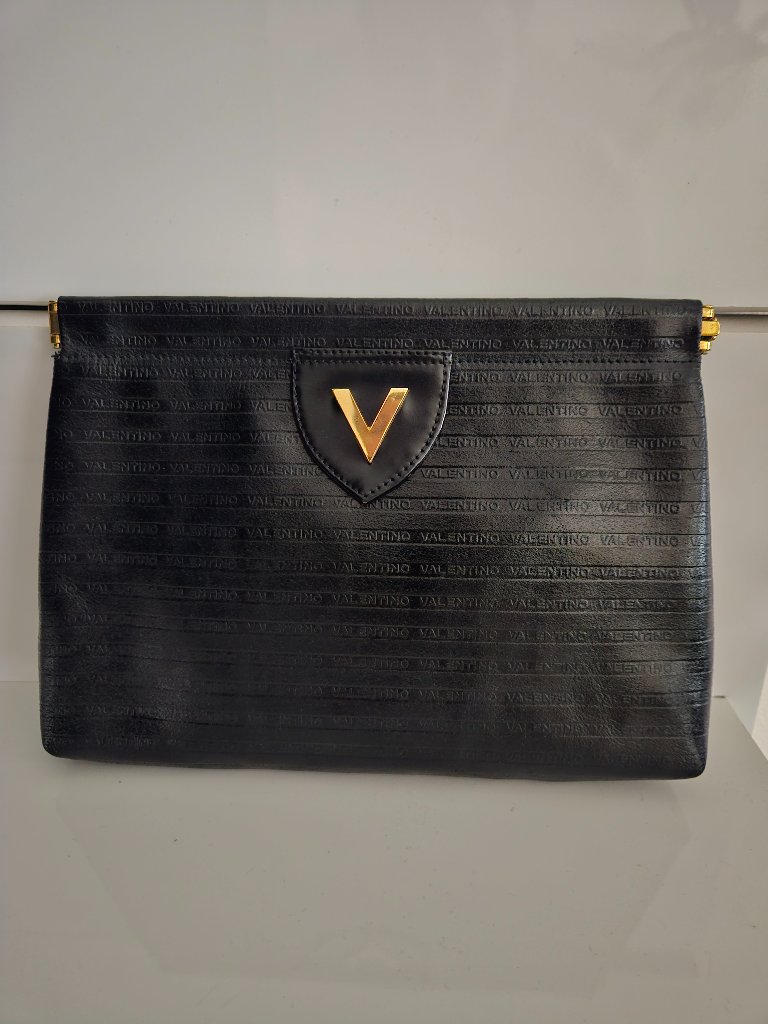 Mario Valentino Leather Clutch
